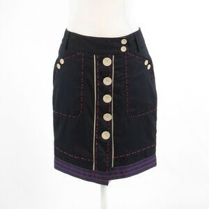 Navy blue VAN-DOS pencil skirt IT38 4